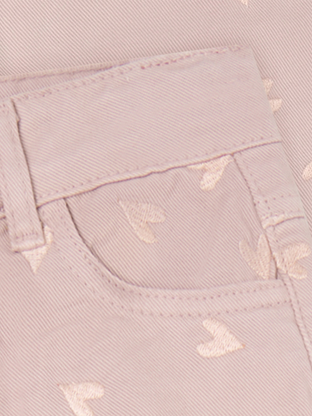 (134448) Minymo - Pants Twill w. Emb - Fawn - MintMouse (Unicorner Concept Store)