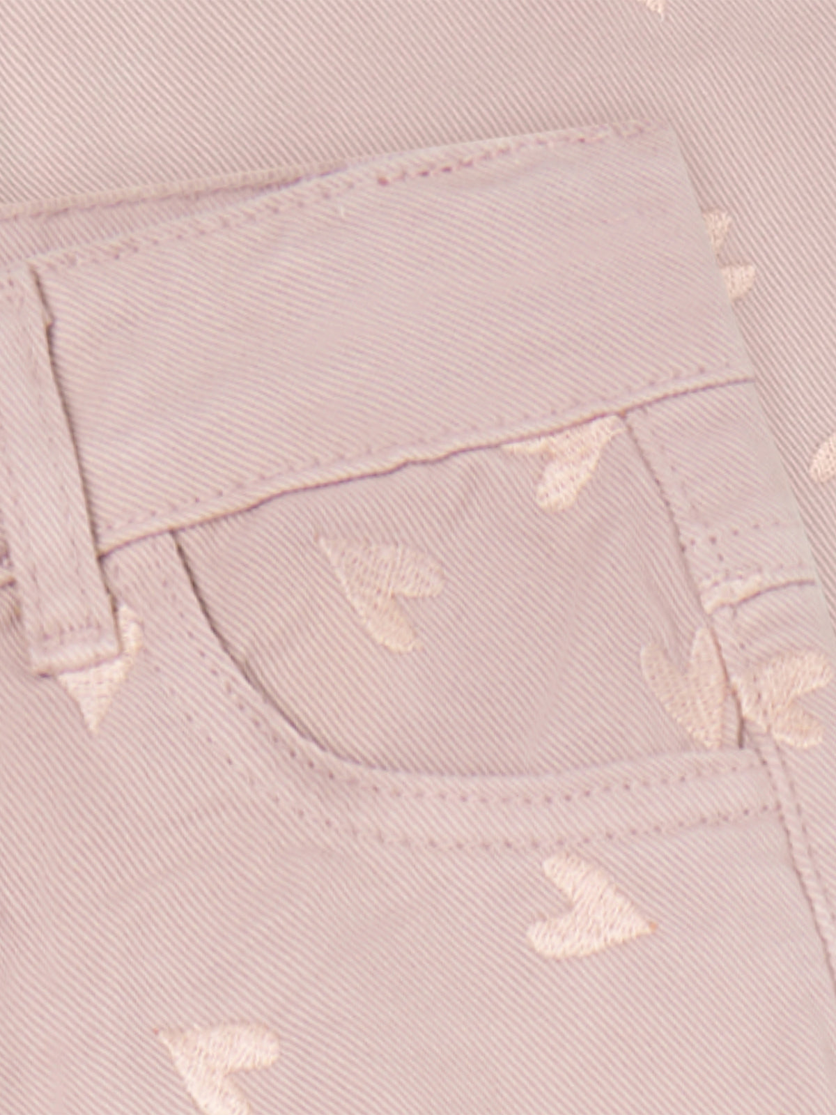 (134448) Minymo - Pants Twill w. Emb - Fawn - MintMouse (Unicorner Concept Store)
