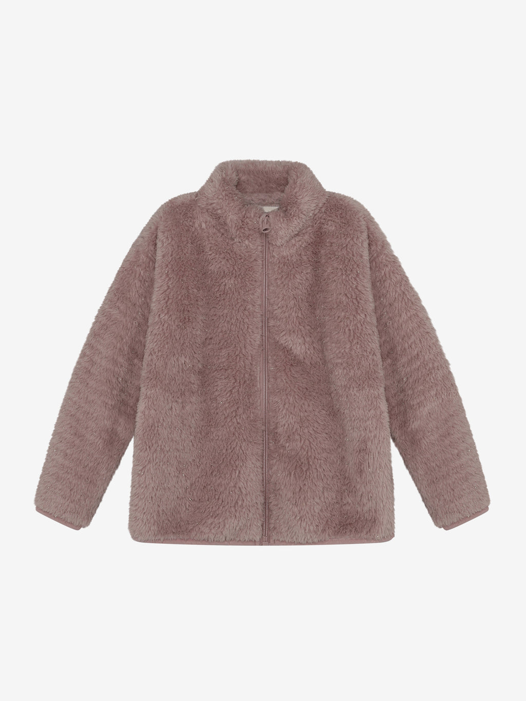 124473 Minymo Teddy Jacket Glitter - Fawn