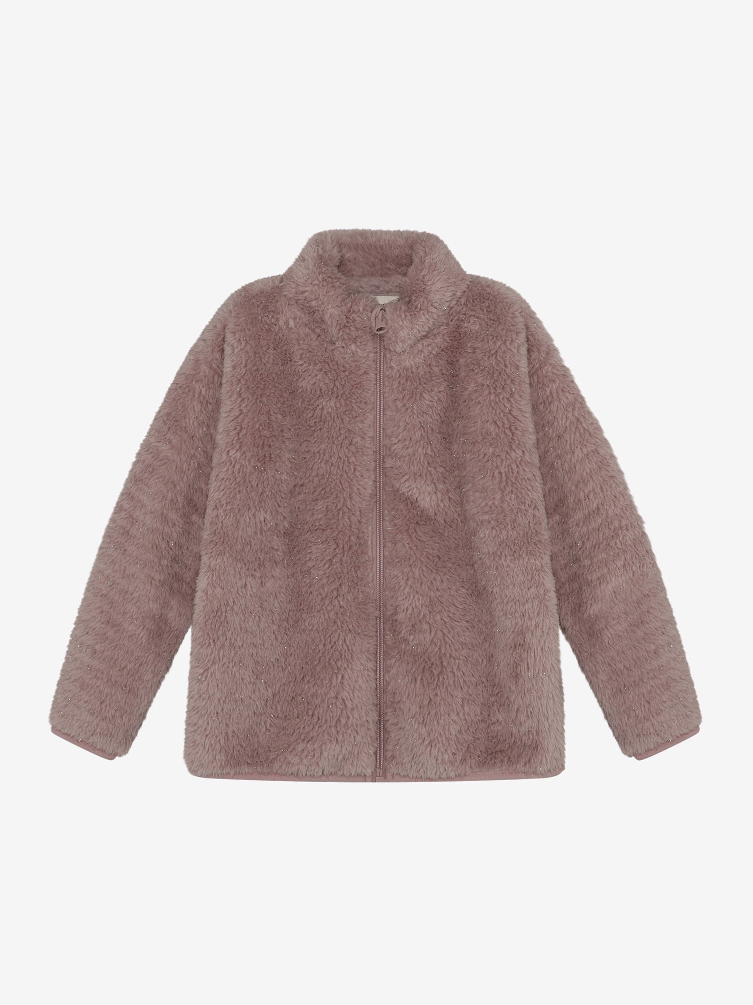 124473 Minymo Teddy Jacket Glitter - Fawn