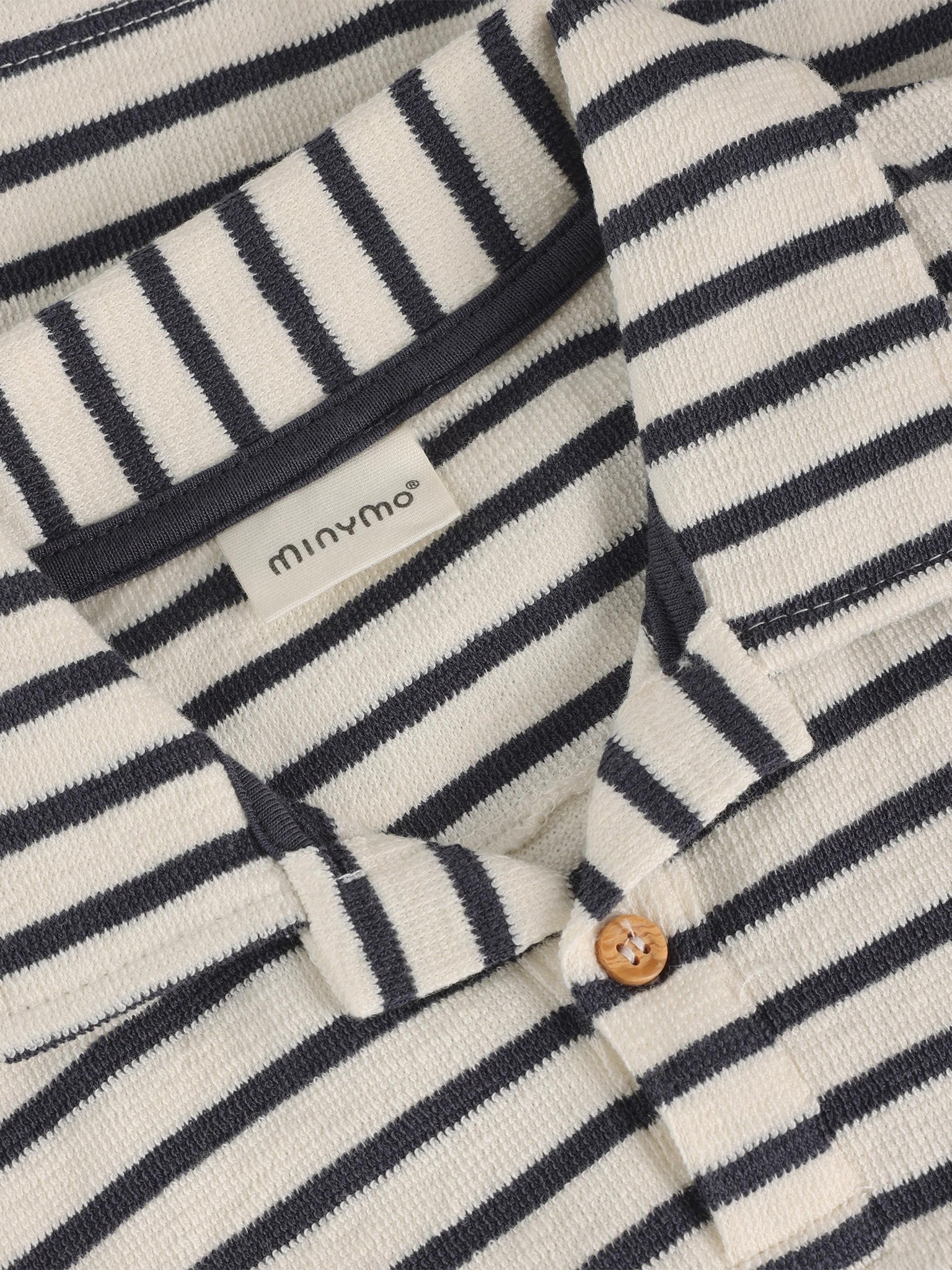 134306 Minymo - Polo T-shirt SS Y/D Vanilla Ice