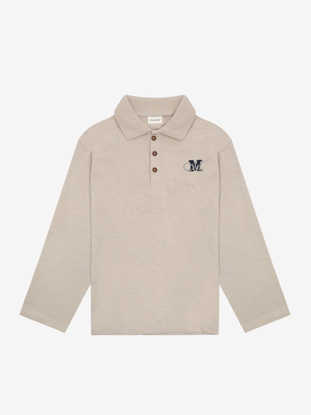 154402 T-Shirt Polo LS - Feather Gray
