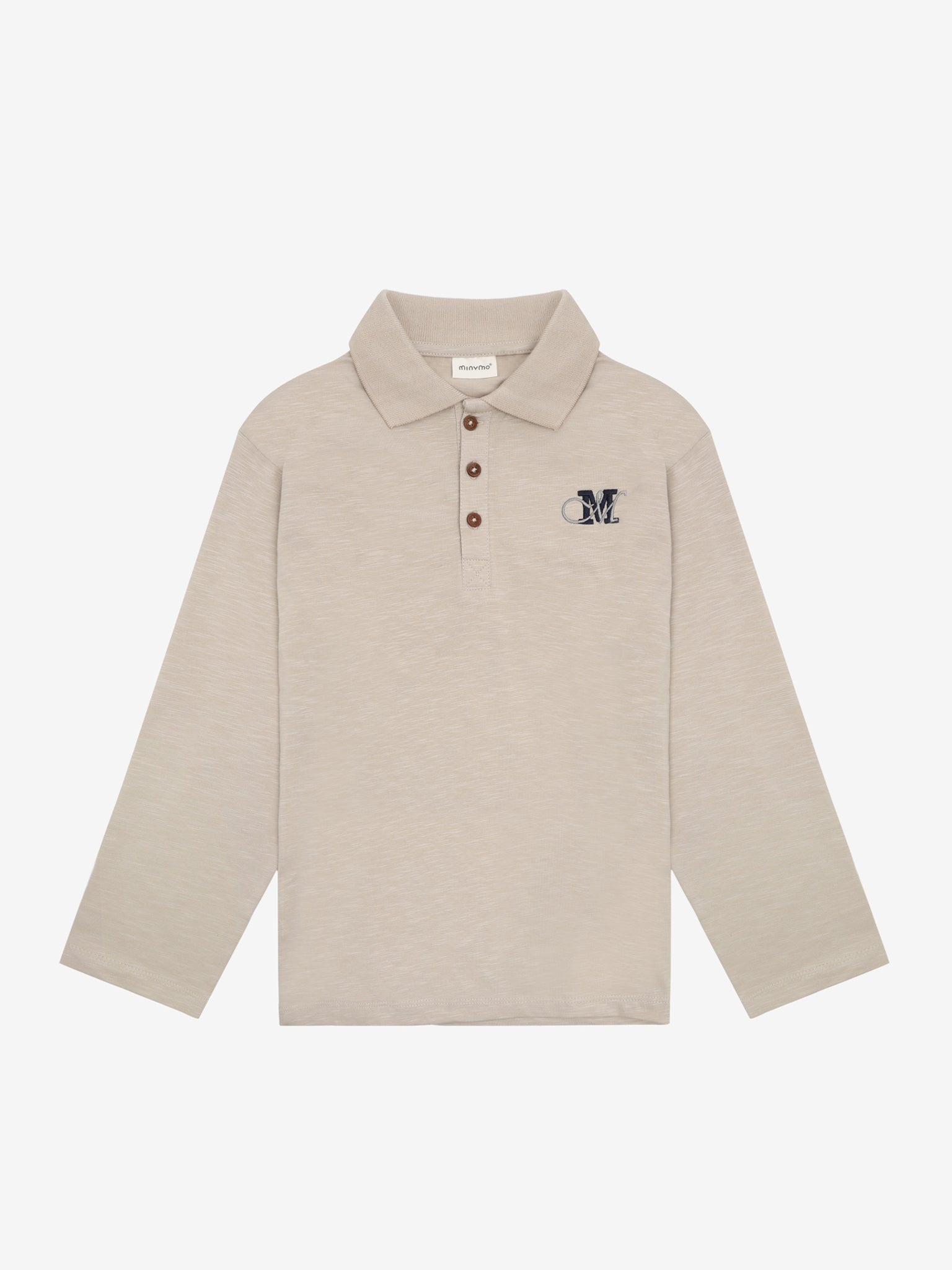154402 T-Shirt Polo LS - Feather Gray