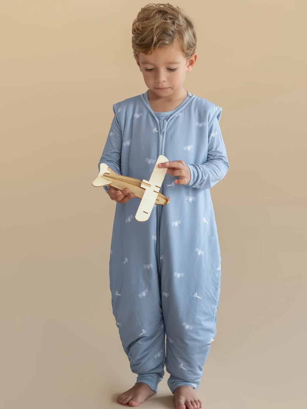 SF053  Planes Bamboo Sleeping bag with feet - TOG 2.5 - MintMouse (Unicorner Concept Store)