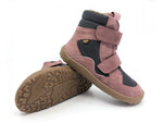 (G3160205-7) Froddo Barefoot Winter shoes - Grey/Pink