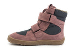 (G3160205-7) Froddo Barefoot Winter shoes - Grey/Pink