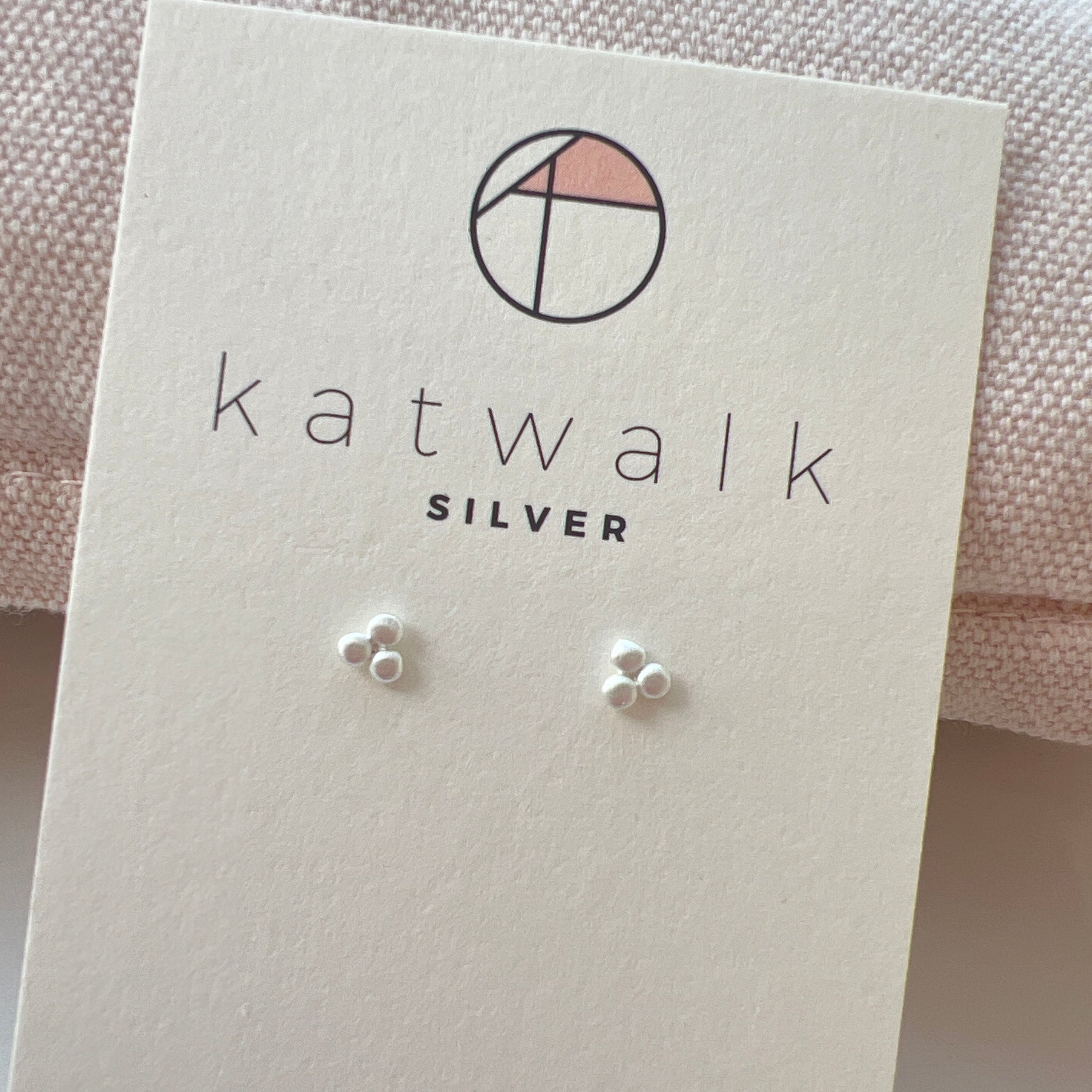 EARRINGS 3 DOTS SILVER - MintMouse (Unicorner Concept Store)