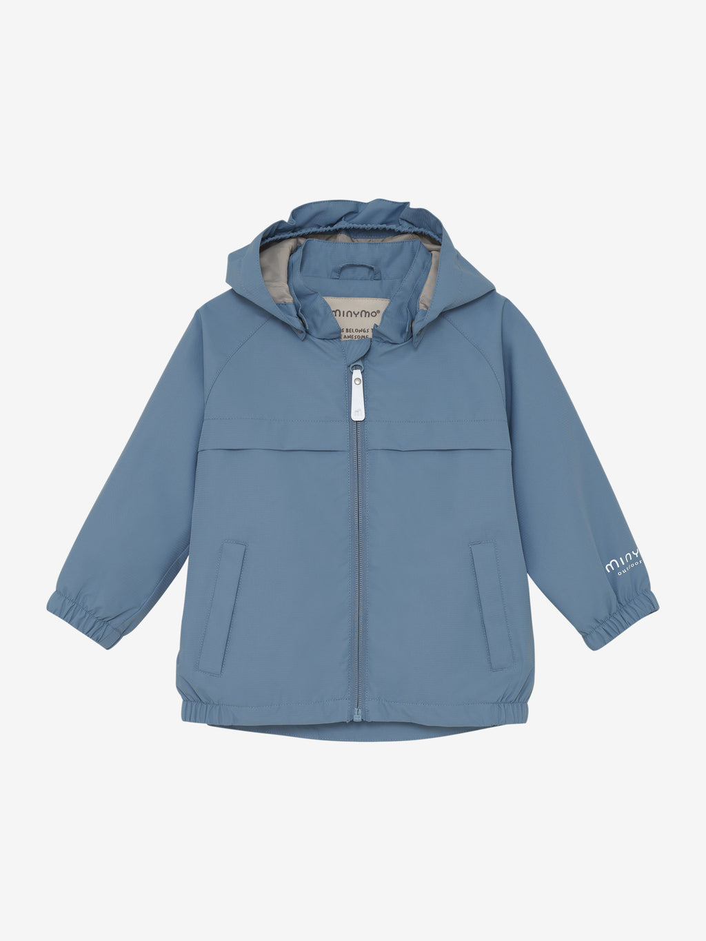 164217 Minymo Jacket Solid - Blue Shadow