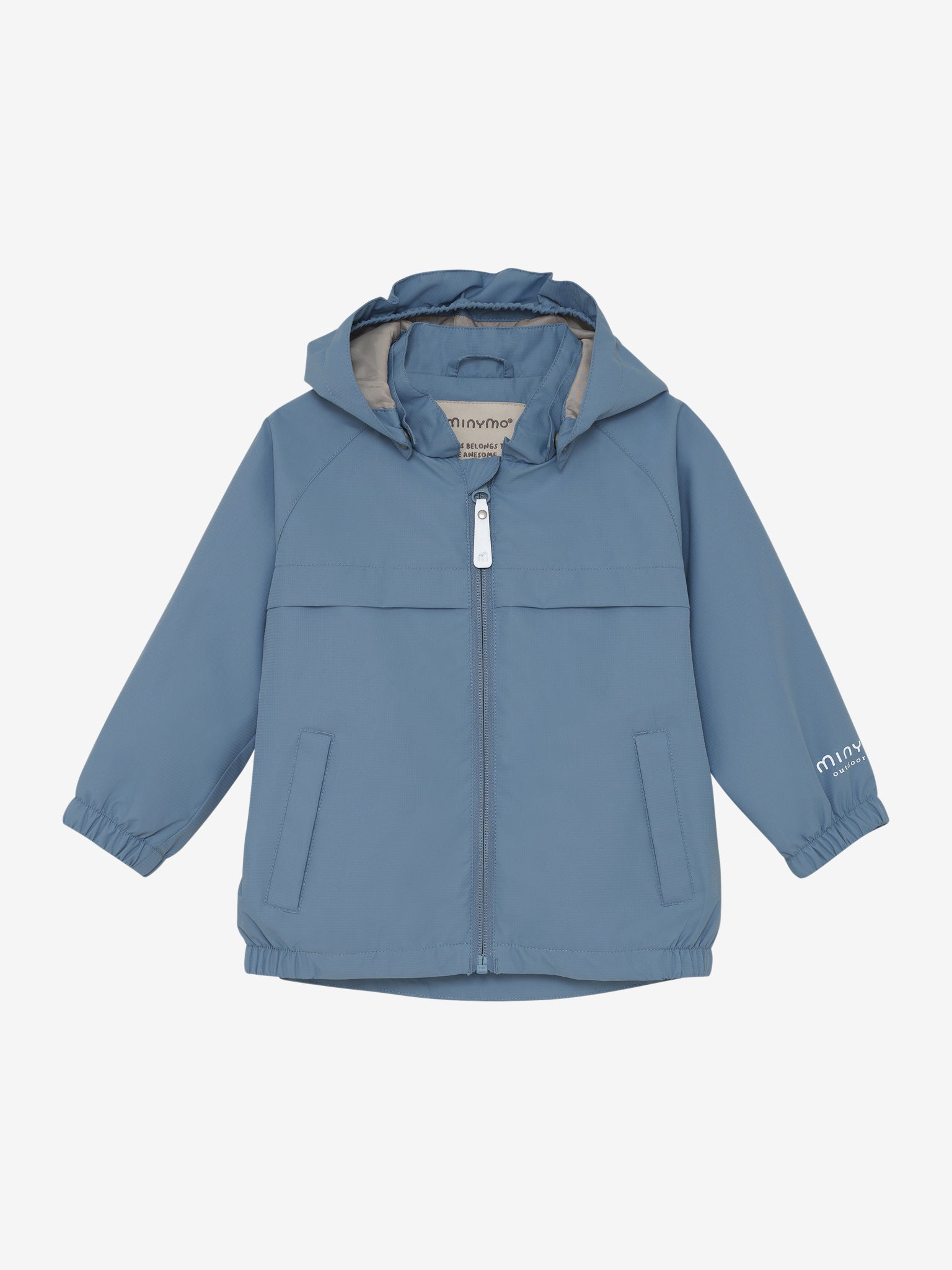 164217 Minymo Jacket Solid - Blue Shadow
