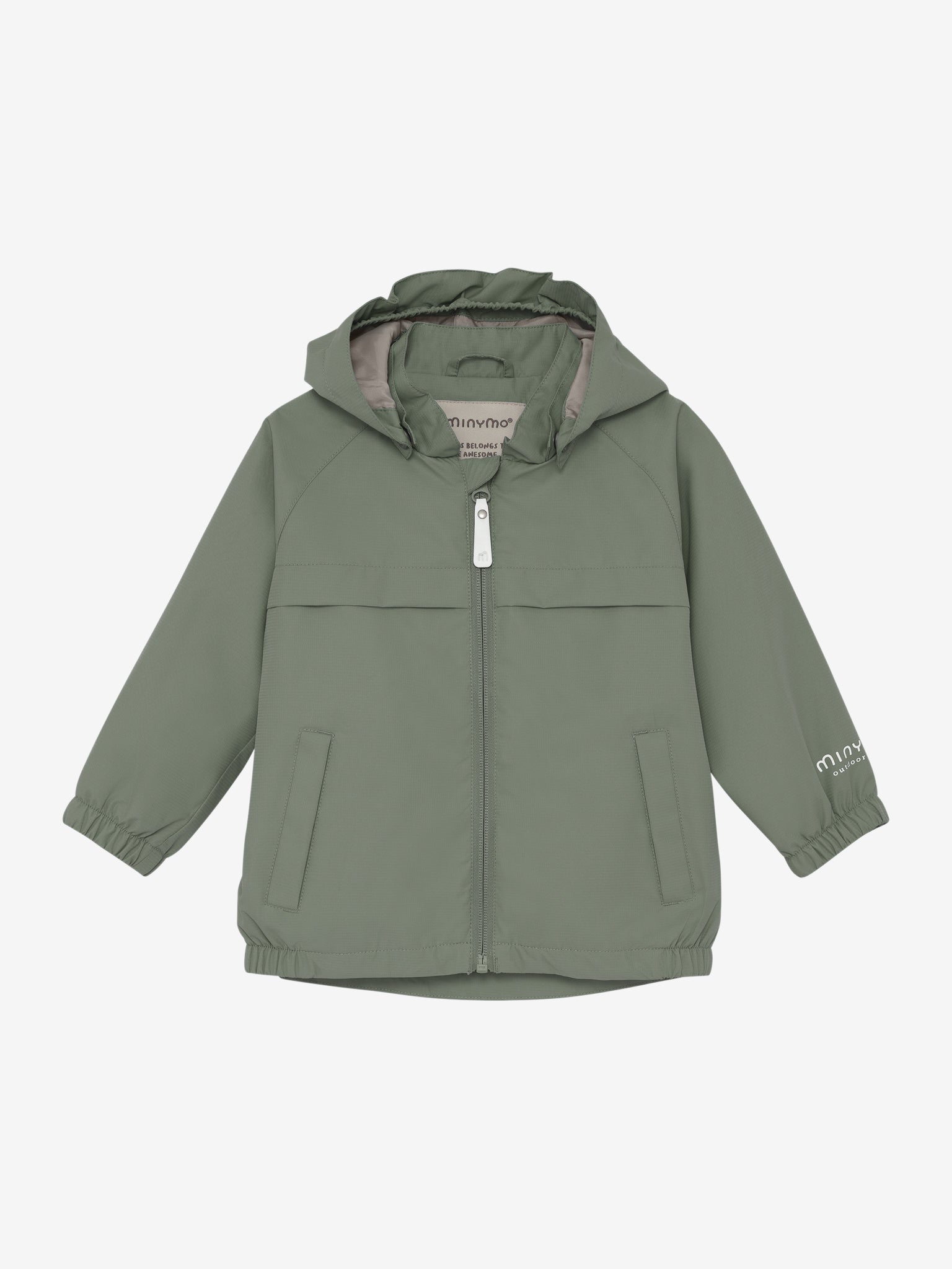 164217 Minymo Jacket Solid - Green Lily Pad