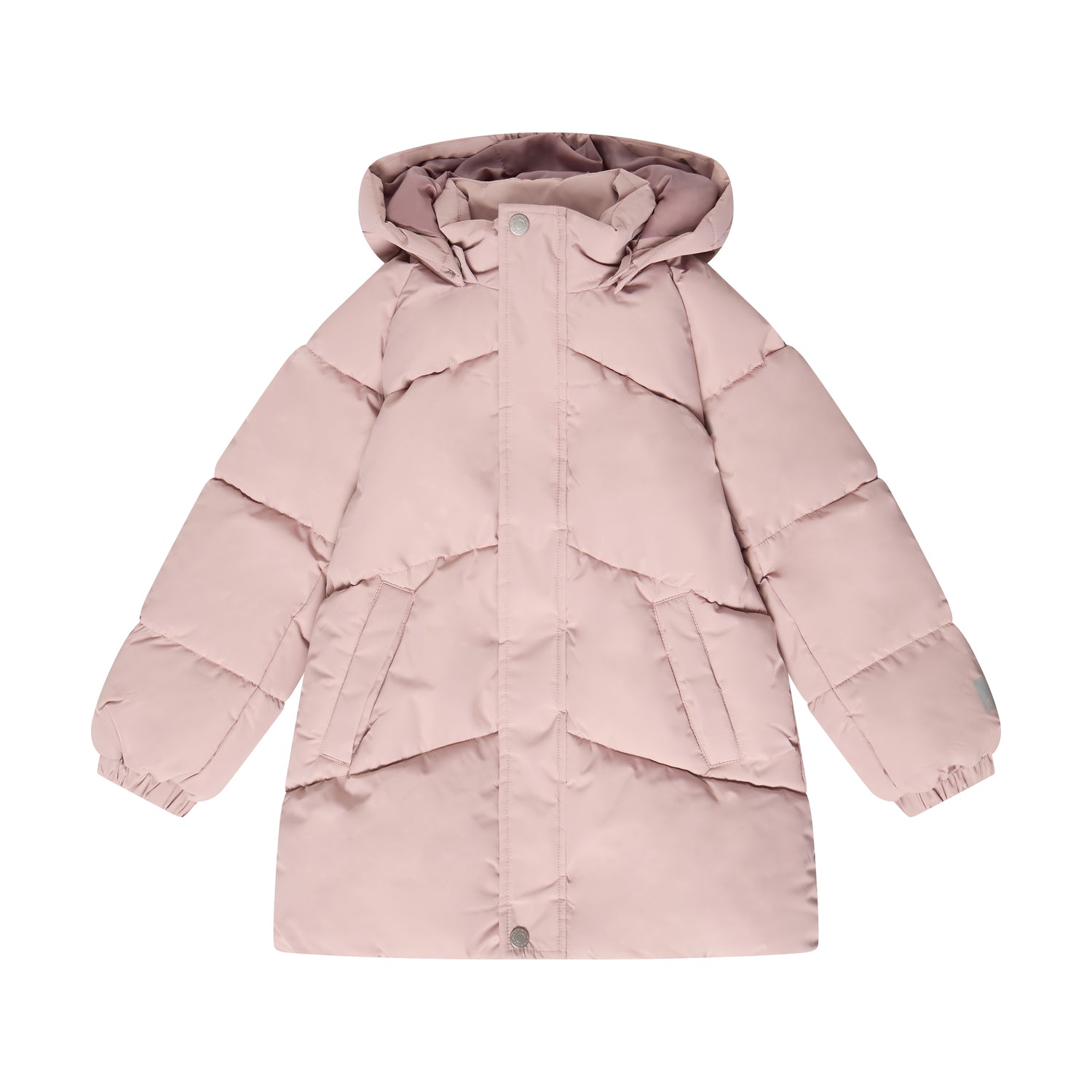 (164430-6510) Long Puffer Jacket - Fawn