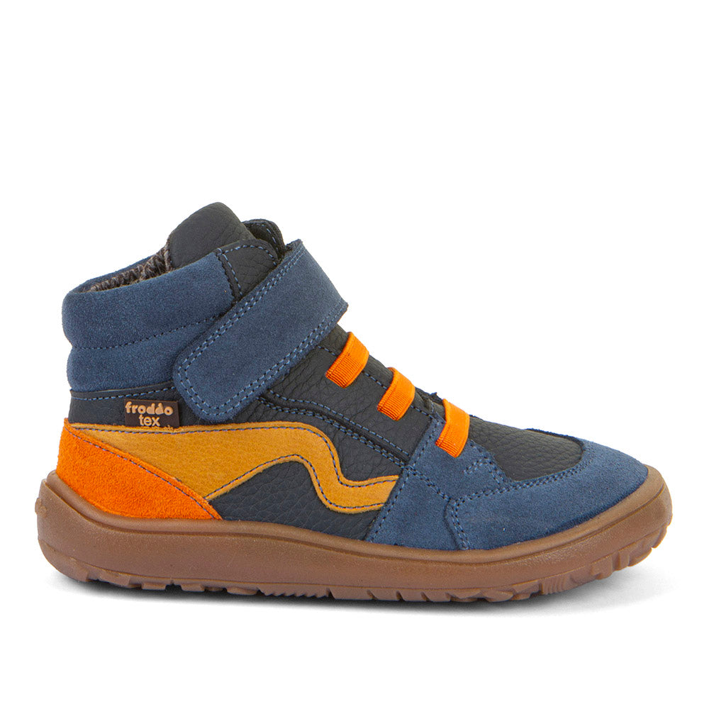Froddo Children's Ankle Boots - BAREFOOT TEX GO BLUE
