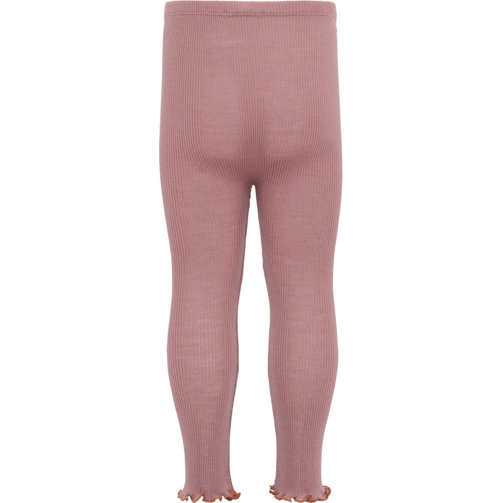 (182-52F) Arona- leggins wool - Rose