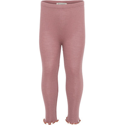 (182-52F) Arona- leggins wool - Rose