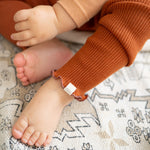 (182-52F) Arona- leggins wool - Rust
