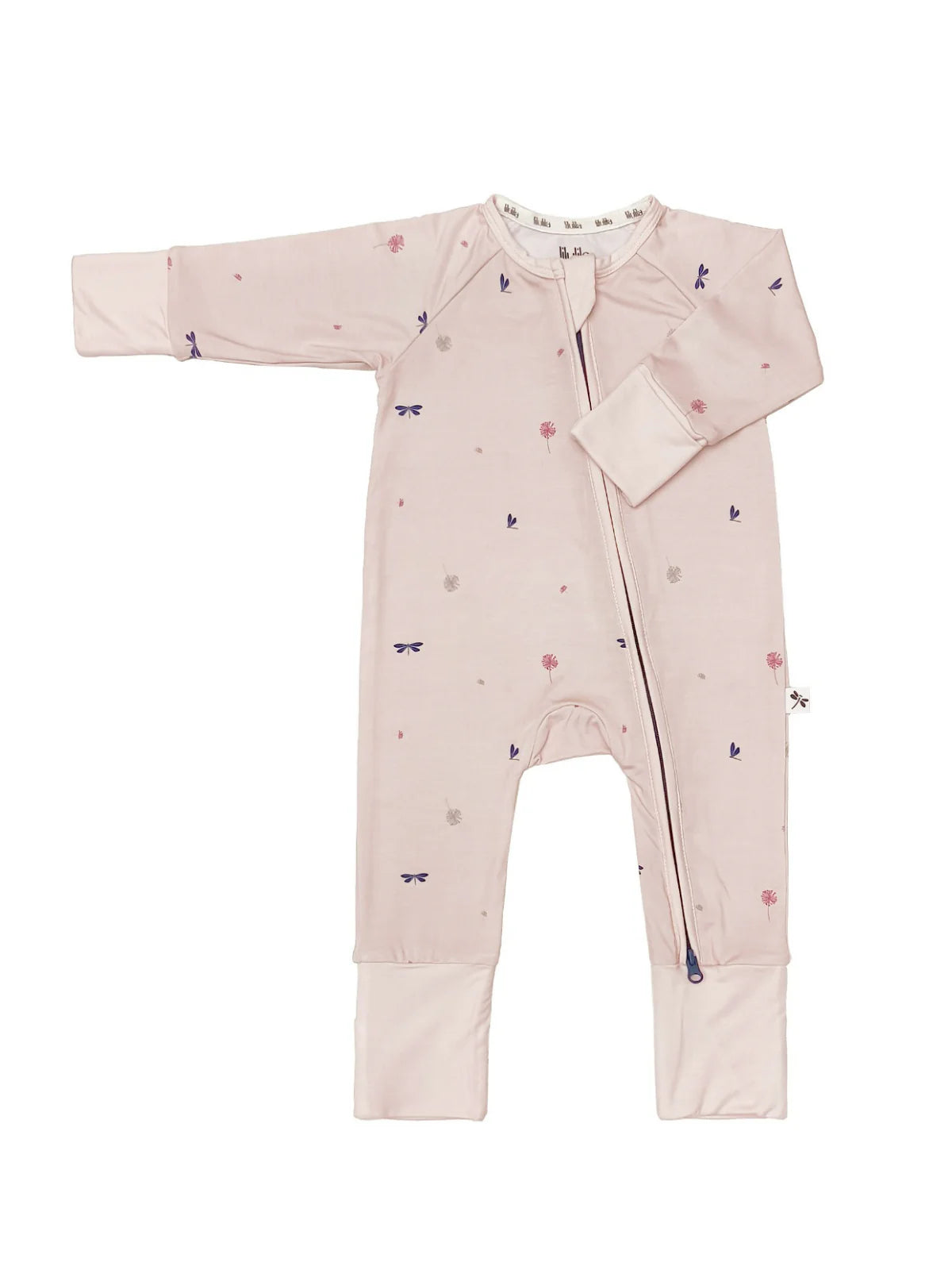 Wild Pink Bamboo Zippy Romper - MintMouse (Unicorner Concept Store)