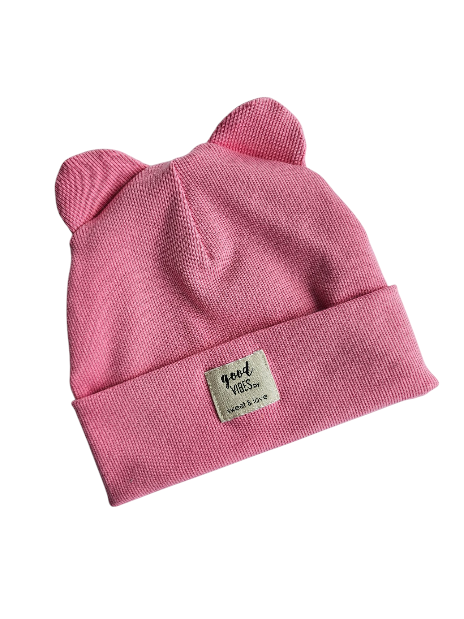 Bear beanie folded - Bubblegum - MintMouse (Unicorner Concept Store)