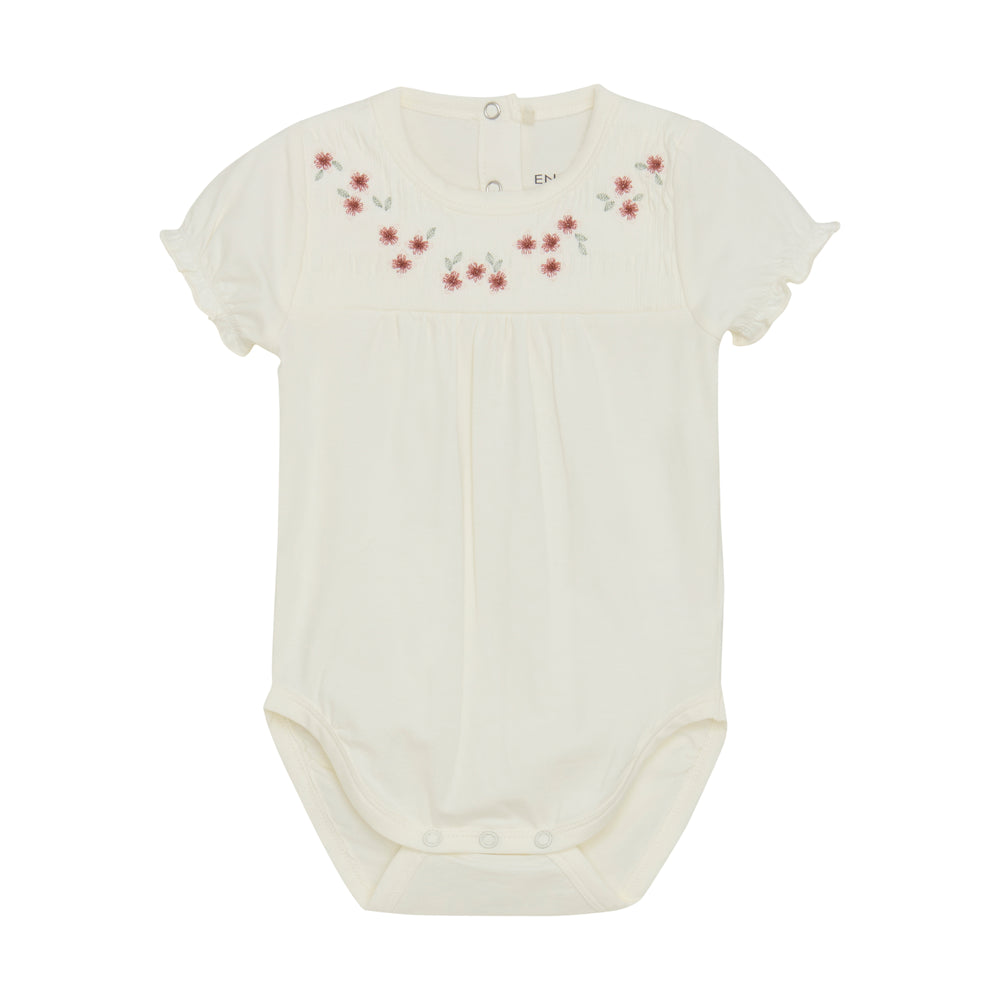 (210326) Body SS Embroidery - Egret