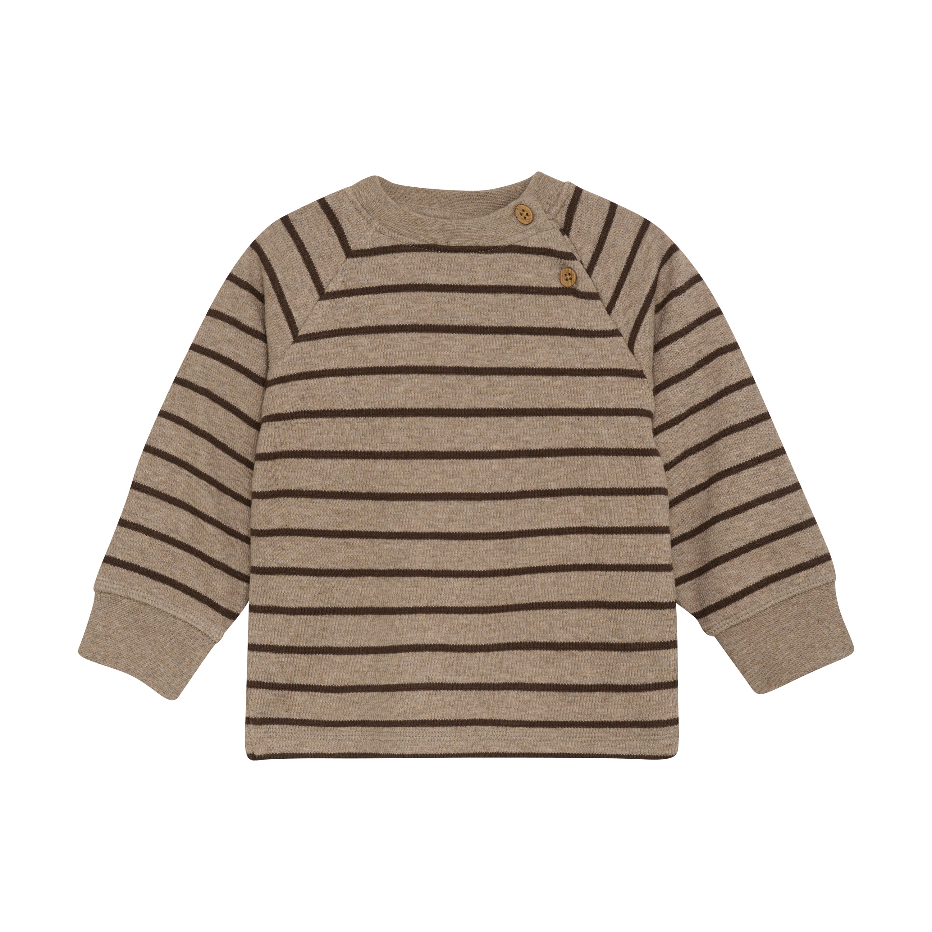 (215269) Sweatshirt LS Stripe - Pine Bark - MintMouse (Unicorner Concept Store)