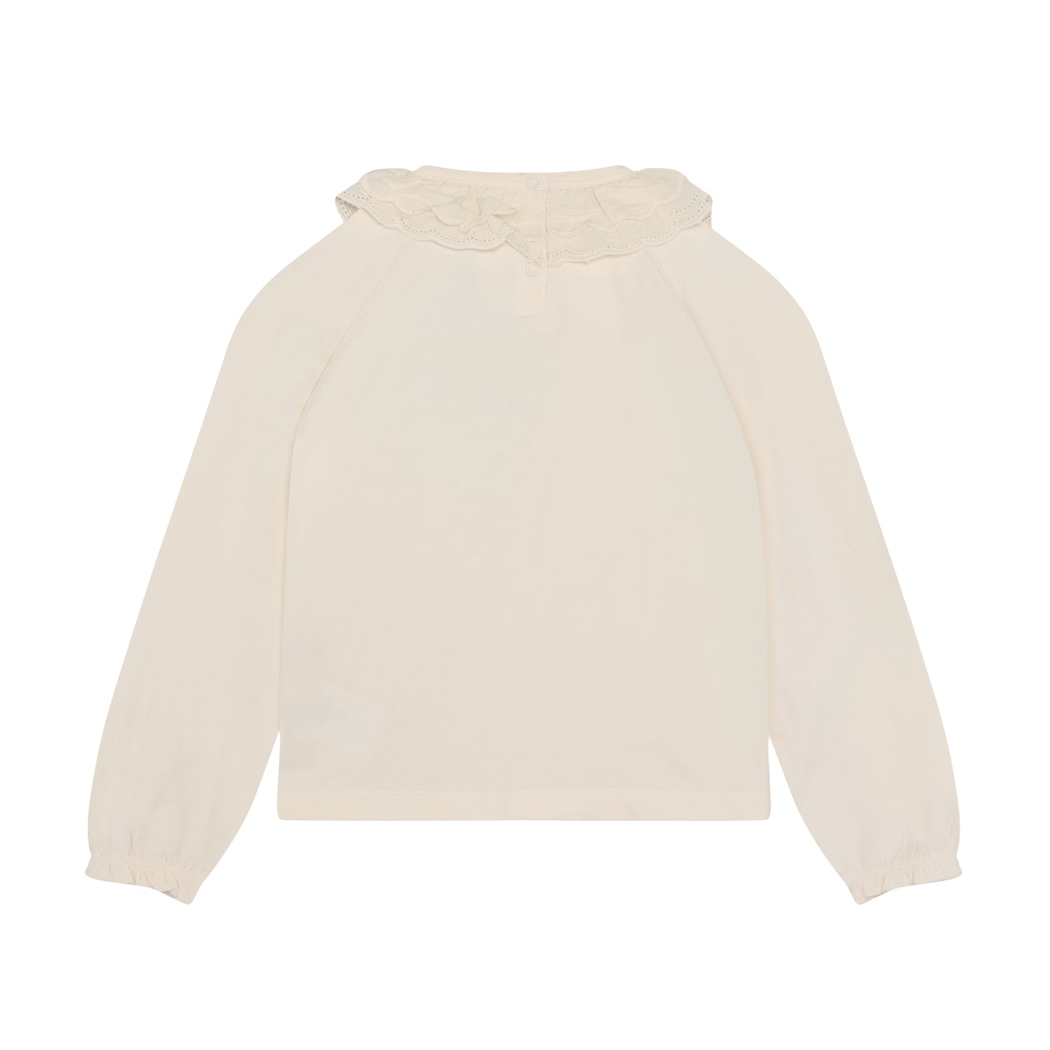 (220641-1730) EnFant - T-shirt LS Collar - Pearled Ivory