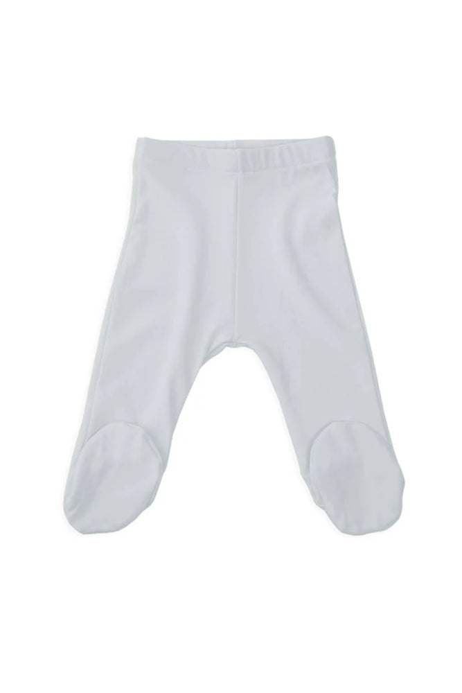 Pure Newborn shorts with feet - Lught blue