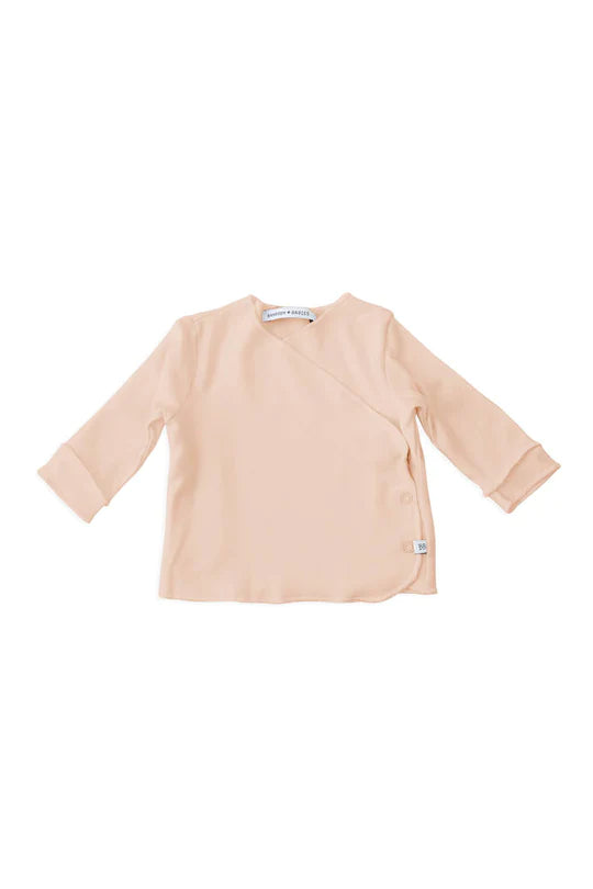 Long Sleeves Crossed Shirt - Pink