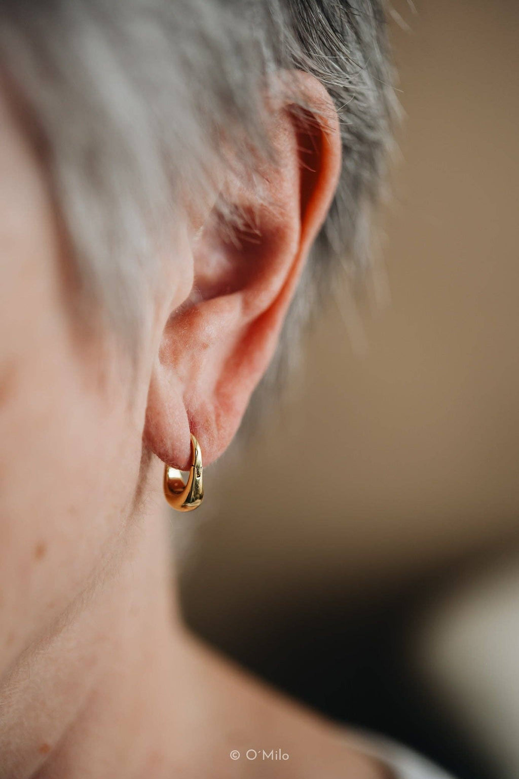 Chunky Raindrop Hoops. Delia: Small - MintMouse (Unicorner Concept Store)