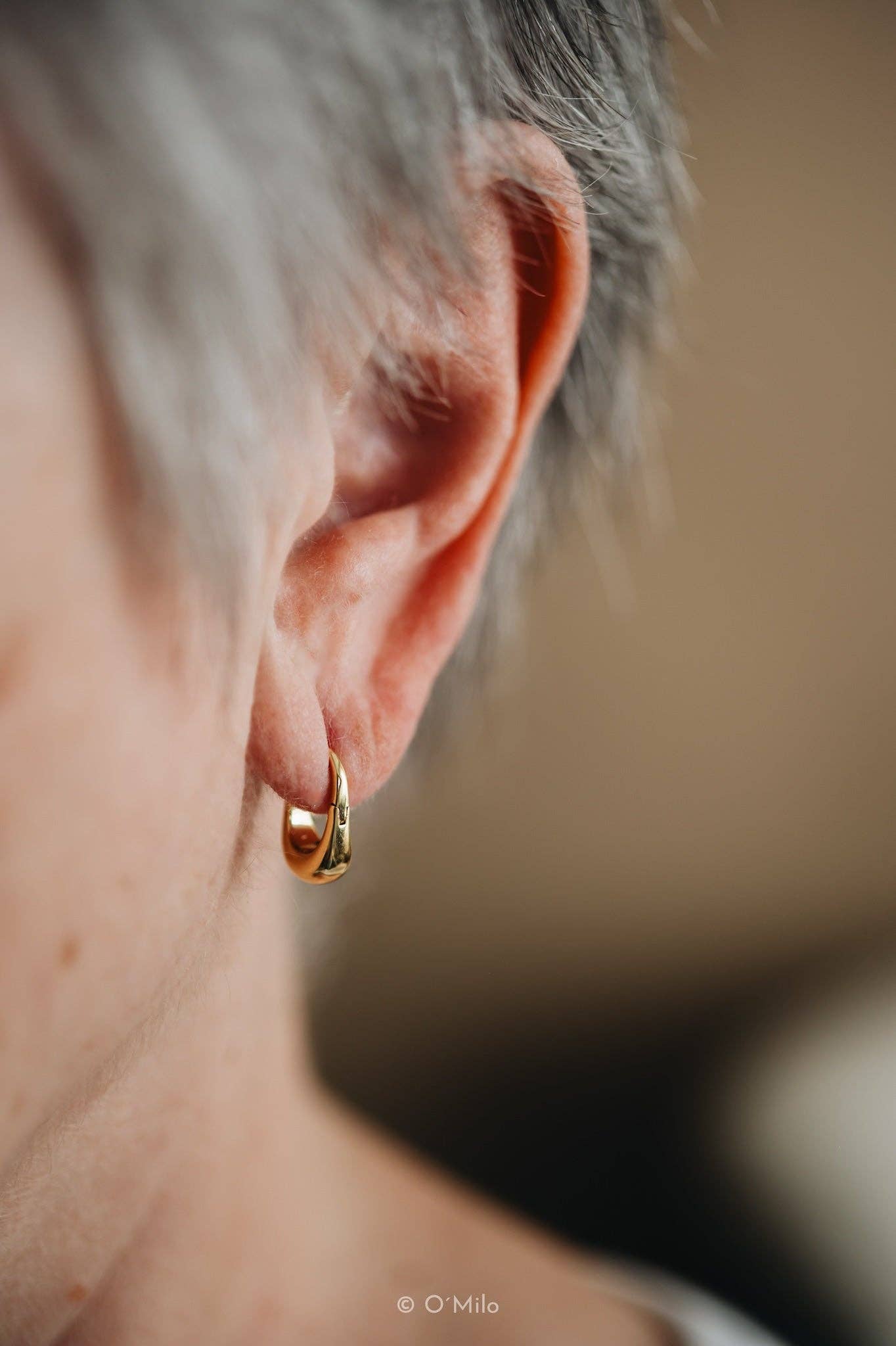 Chunky Raindrop Hoops. Delia: Small - MintMouse (Unicorner Concept Store)