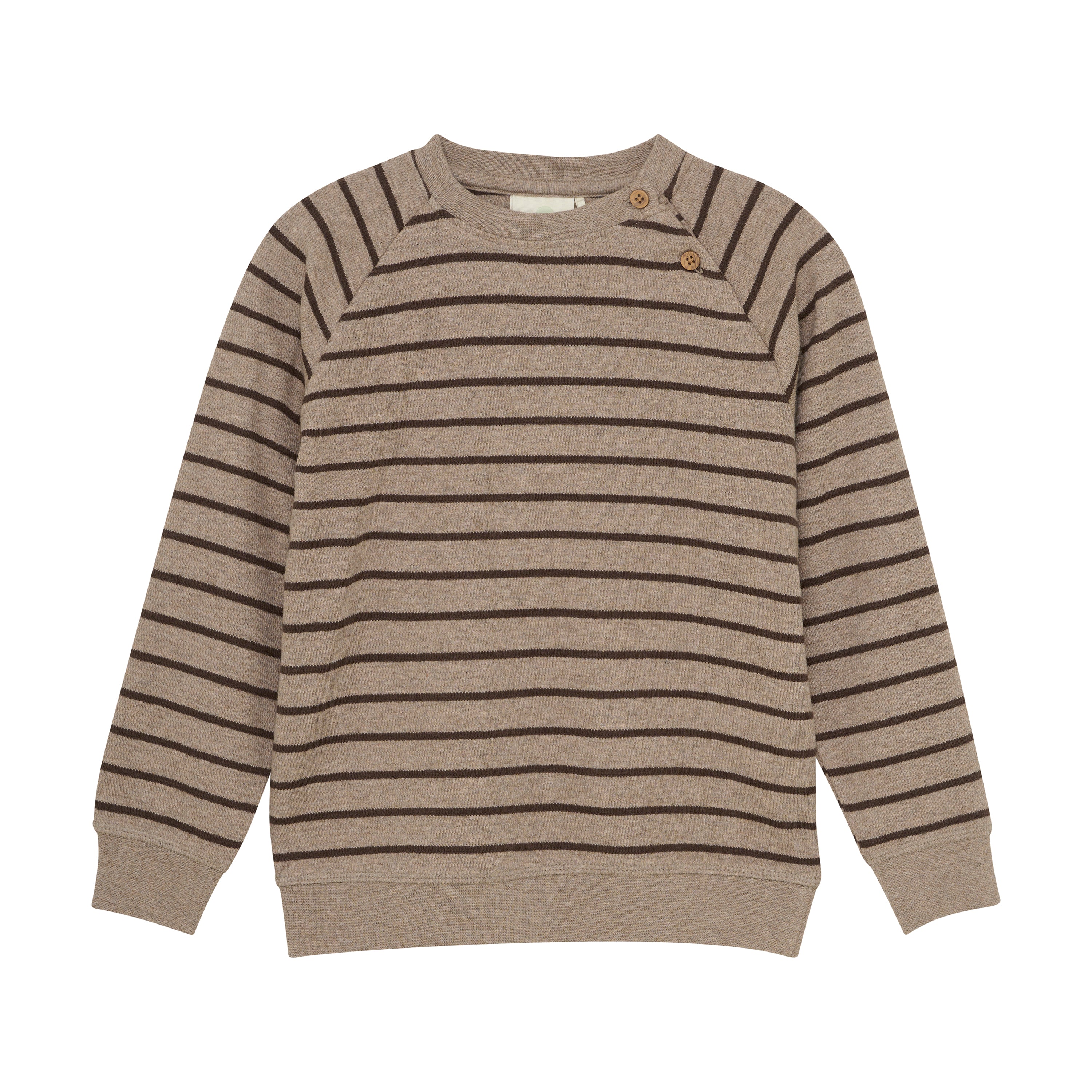 (230474) Sweatshirt Stripe - Pine Bark - MintMouse (Unicorner Concept Store)