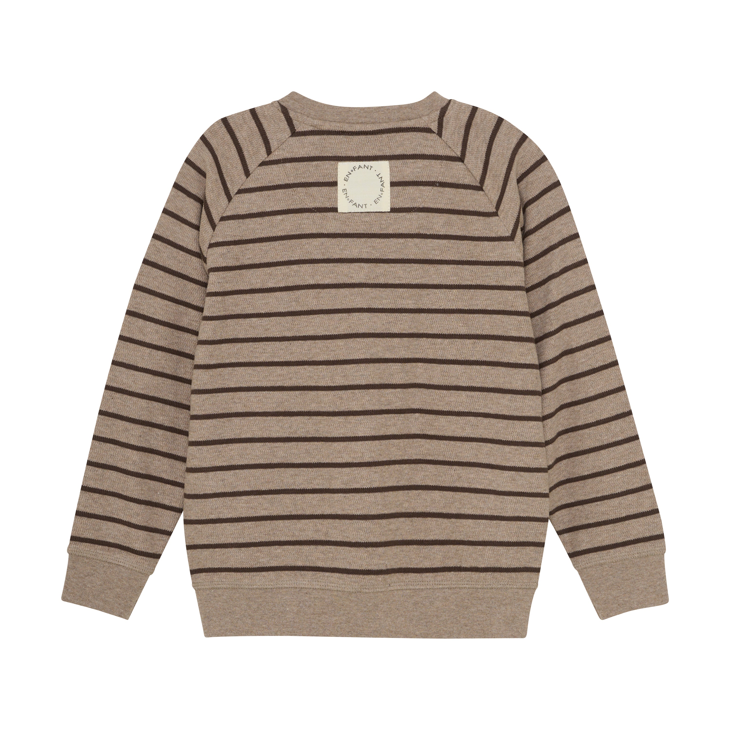 (230474) Sweatshirt Stripe - Pine Bark - MintMouse (Unicorner Concept Store)