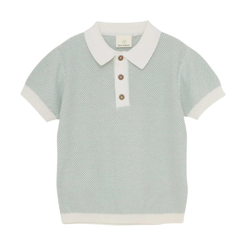 (230539) Knit Polo - Jadeite - MintMouse (Unicorner Concept Store)