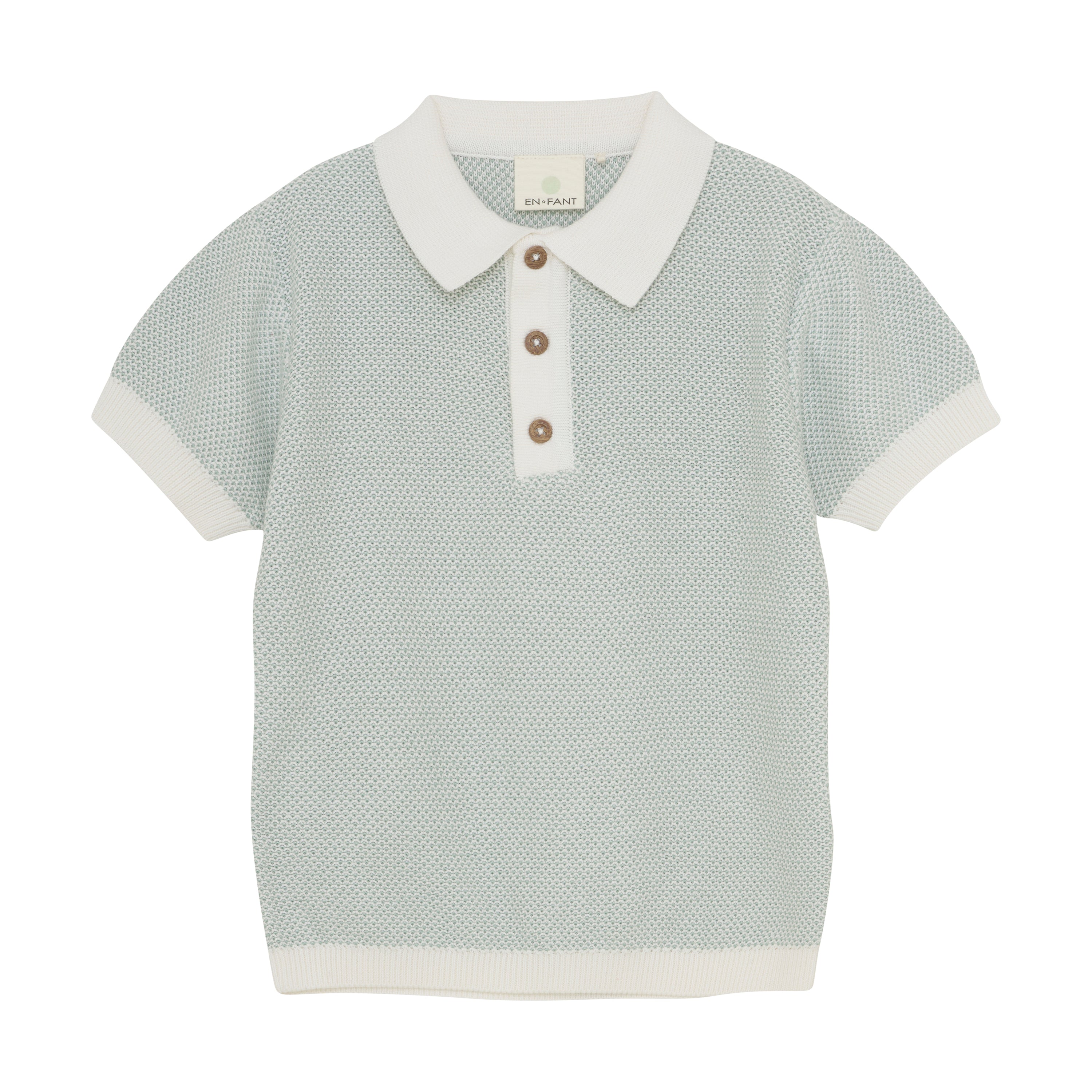 (230539) Knit Polo - Jadeite - MintMouse (Unicorner Concept Store)