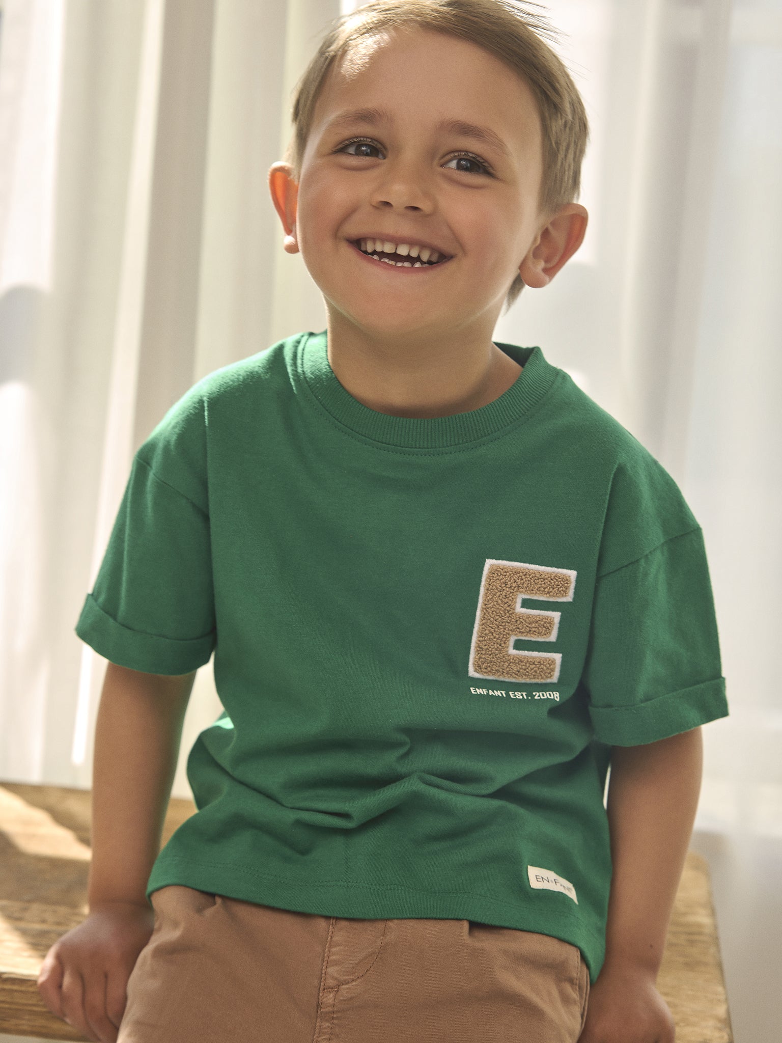 (230602) En Fant - T-shirt SS - 9026 Verdant Green