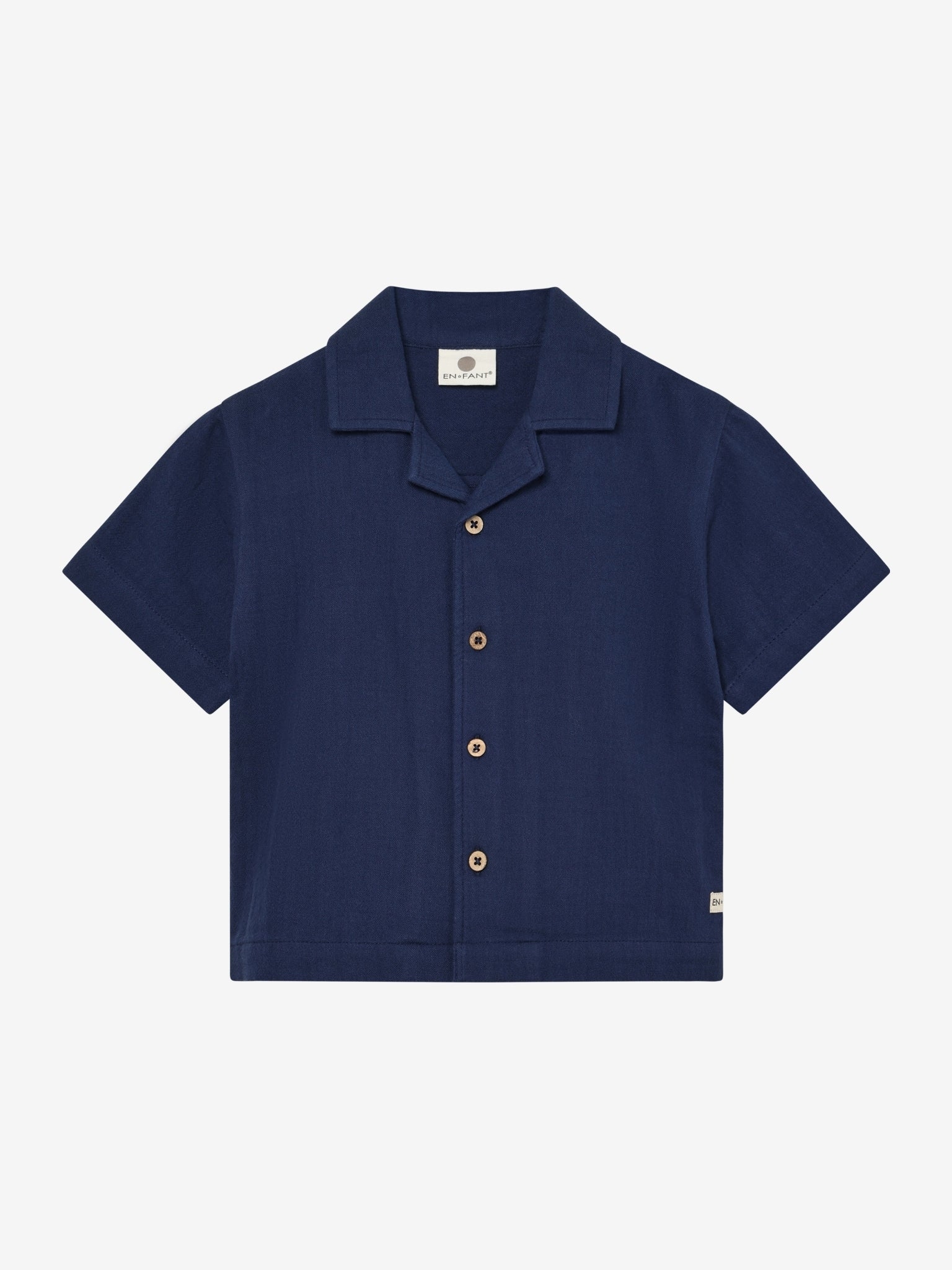 (230616) En Fant - Shirt SS Muslin - 7649 Medieval Blue