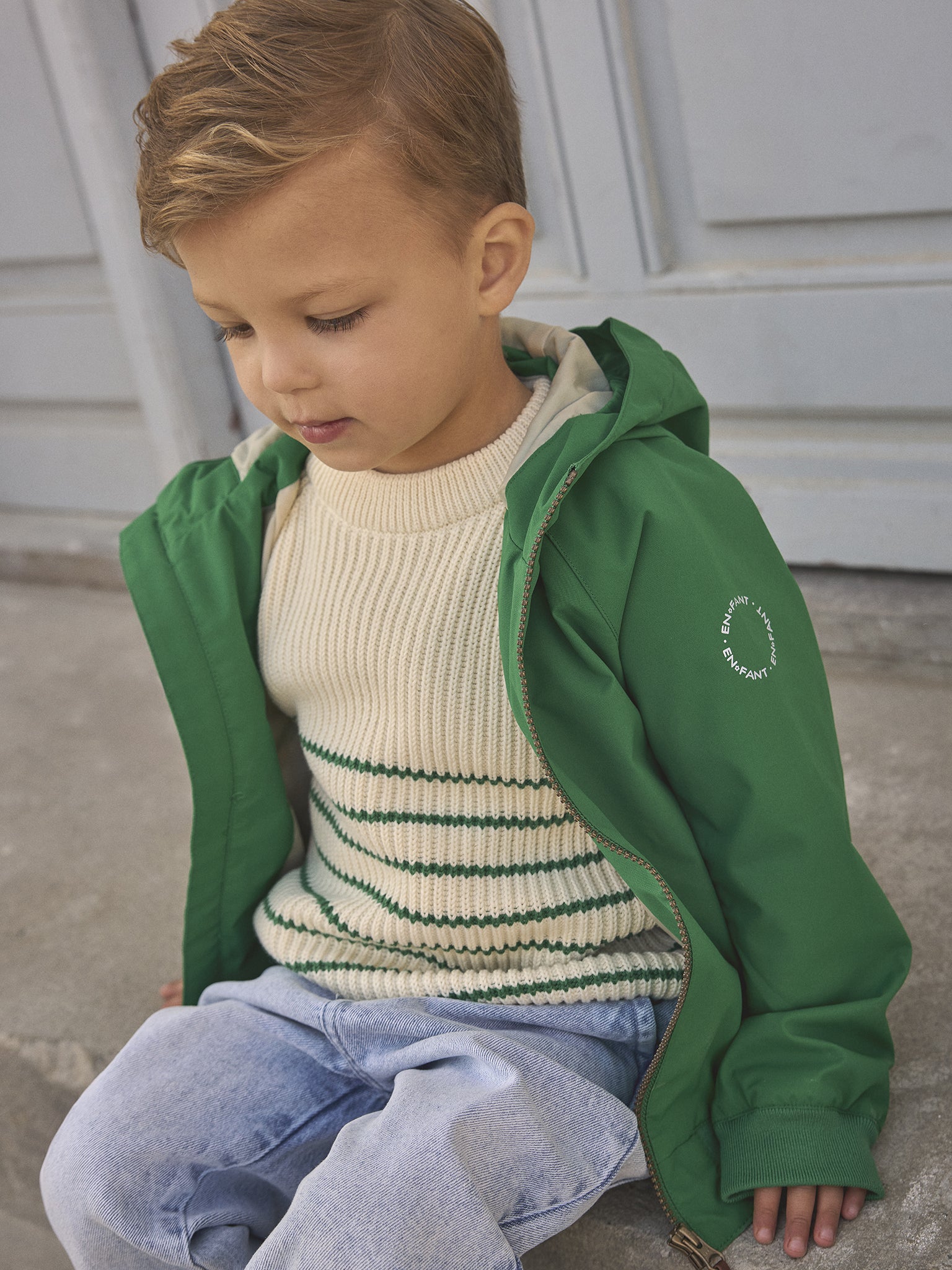 (230621) En Fant - Knit Pullover - 9026 Verdant Green