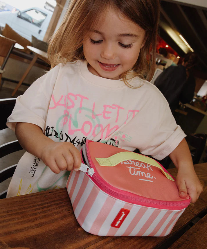 Lunch bag - Pink Stripes - MintMouse (Unicorner Concept Store)