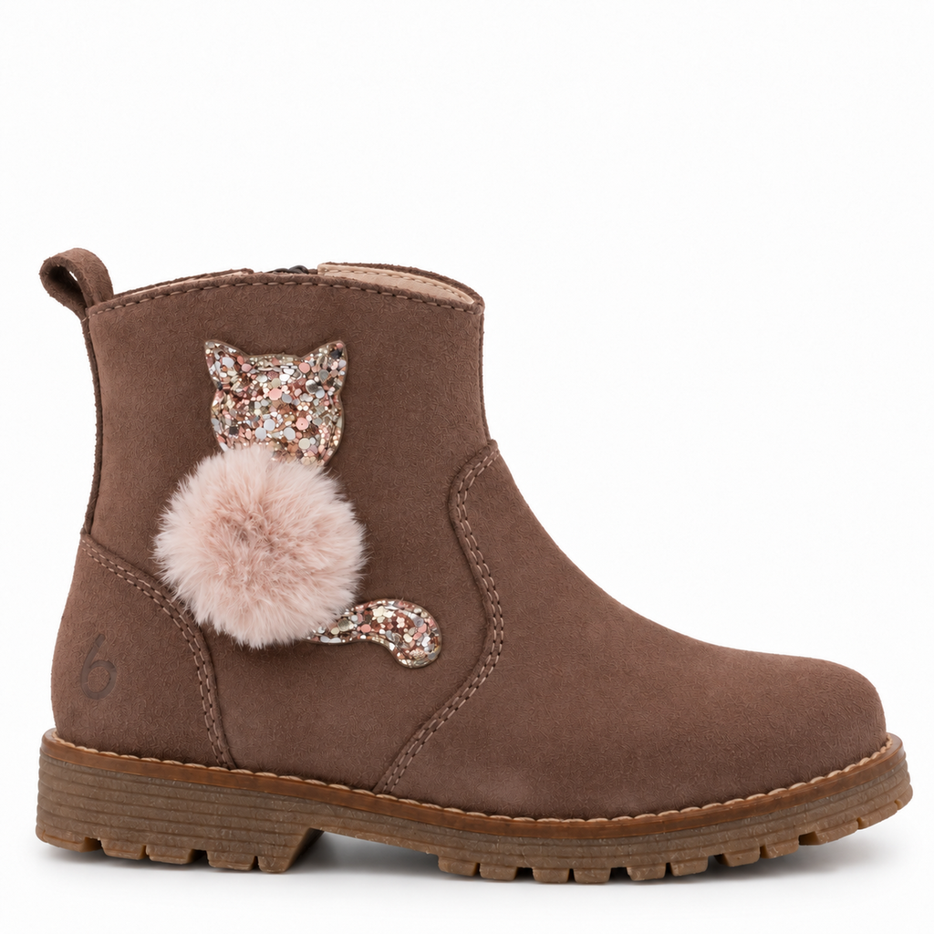 Cat PomPom Leather Boot (24746-W26-B) - MintMouse (Unicorner Concept Store)