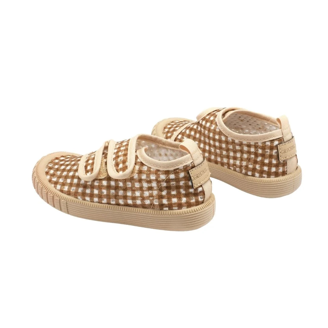 Play Shoes | Recycled Mesh - Sienna Gingham - MintMouse (Unicorner Concept Store)