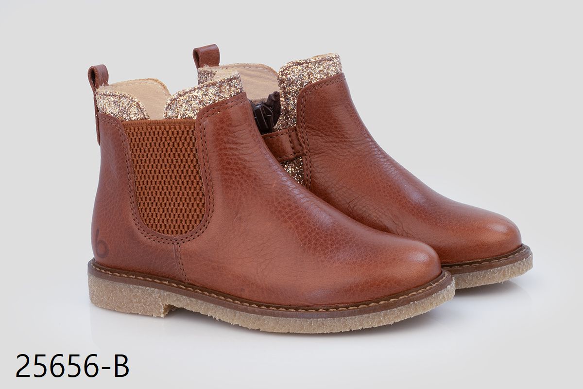 Light Brown Leather Boot (25656-B)