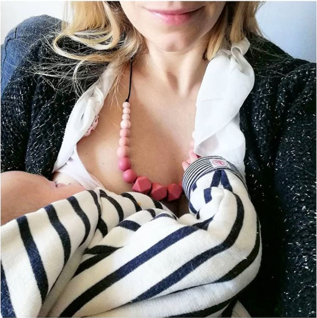 Solène | Breastfeeding, wearing and teething jewelry: Terracotta (Terracota-Nude-Pearl Pink) - MintMouse (Unicorner Concept Store)