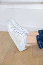(Y00828.3013)-Telyoh White gold low sneaker