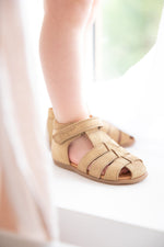 Pom Pom Sandals-Gold Glitter 1250