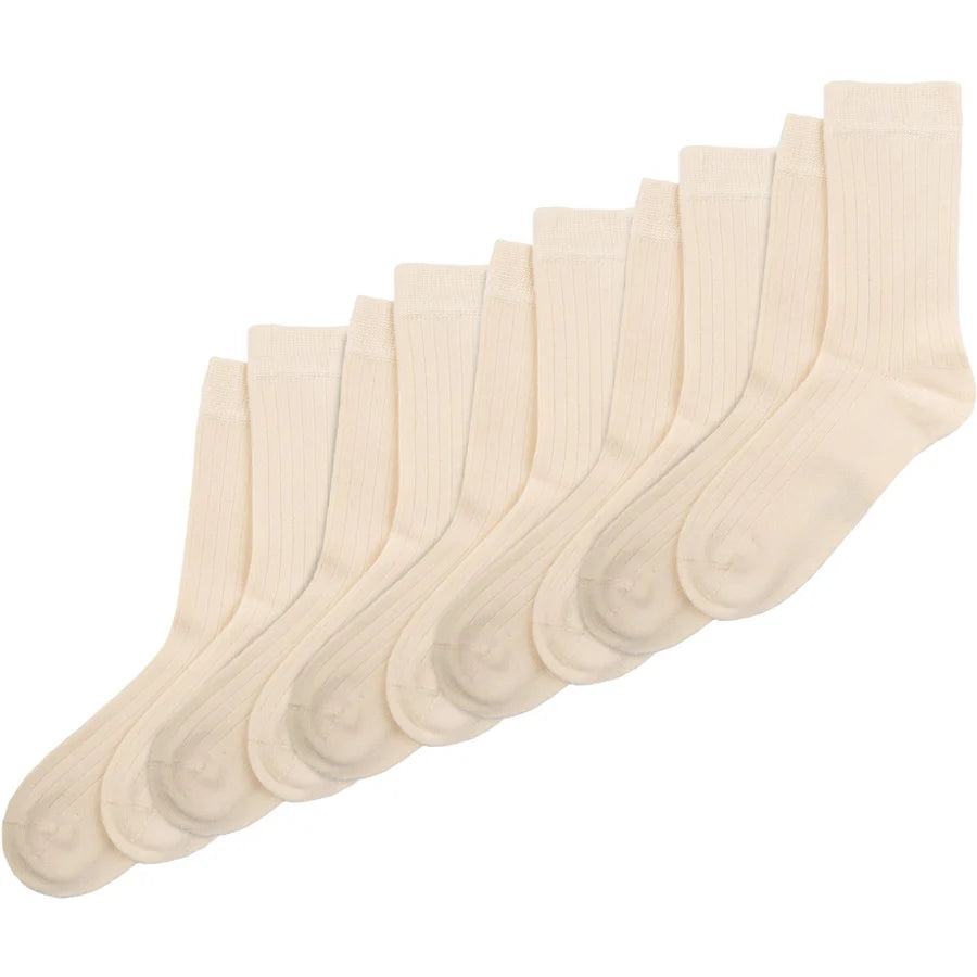MP46 Minipop Bamboo Socks 5 pack - Off White - MintMouse (Unicorner Concept Store)