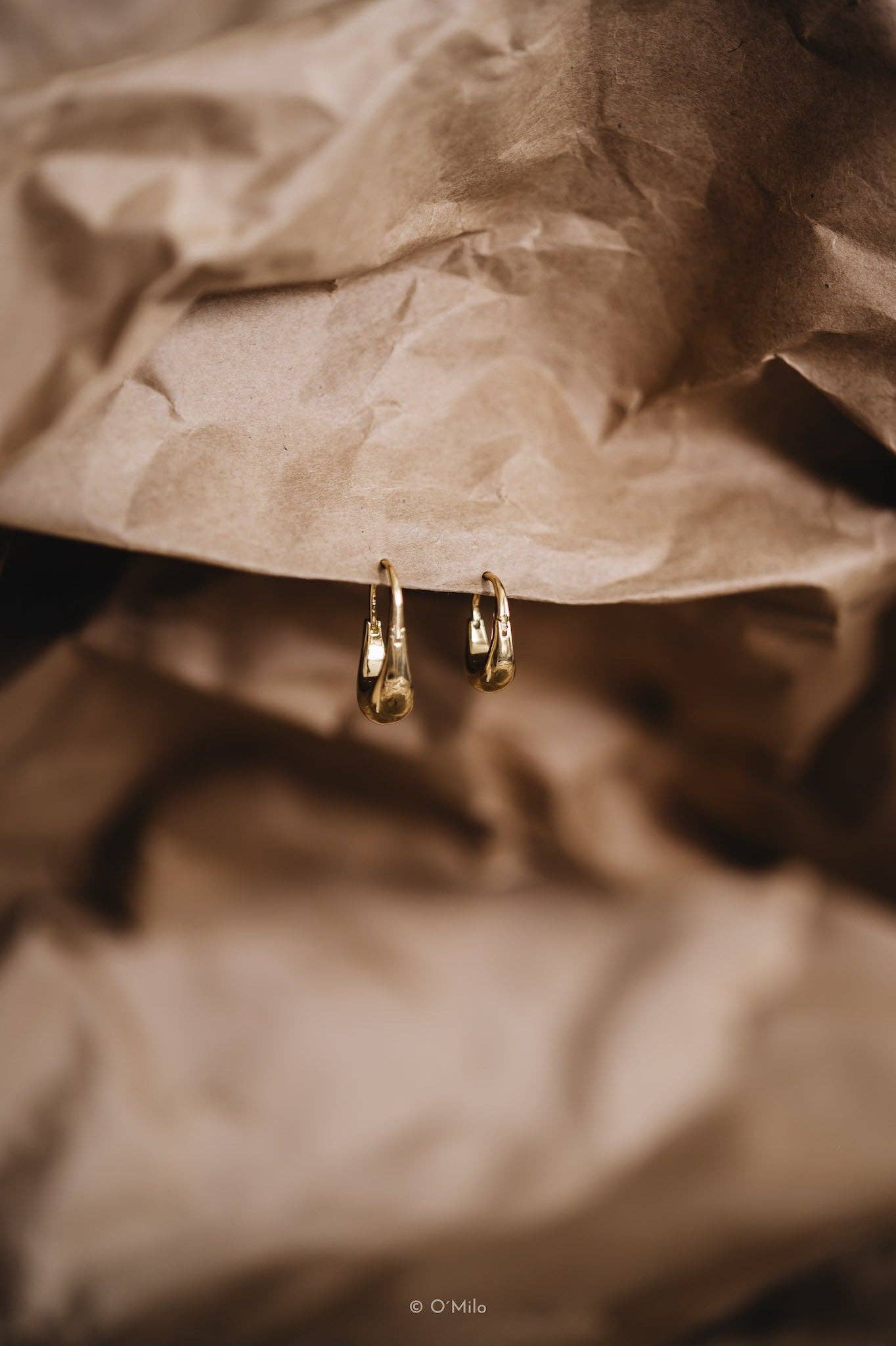Chunky Raindrop Hoops. Delia: Small - MintMouse (Unicorner Concept Store)