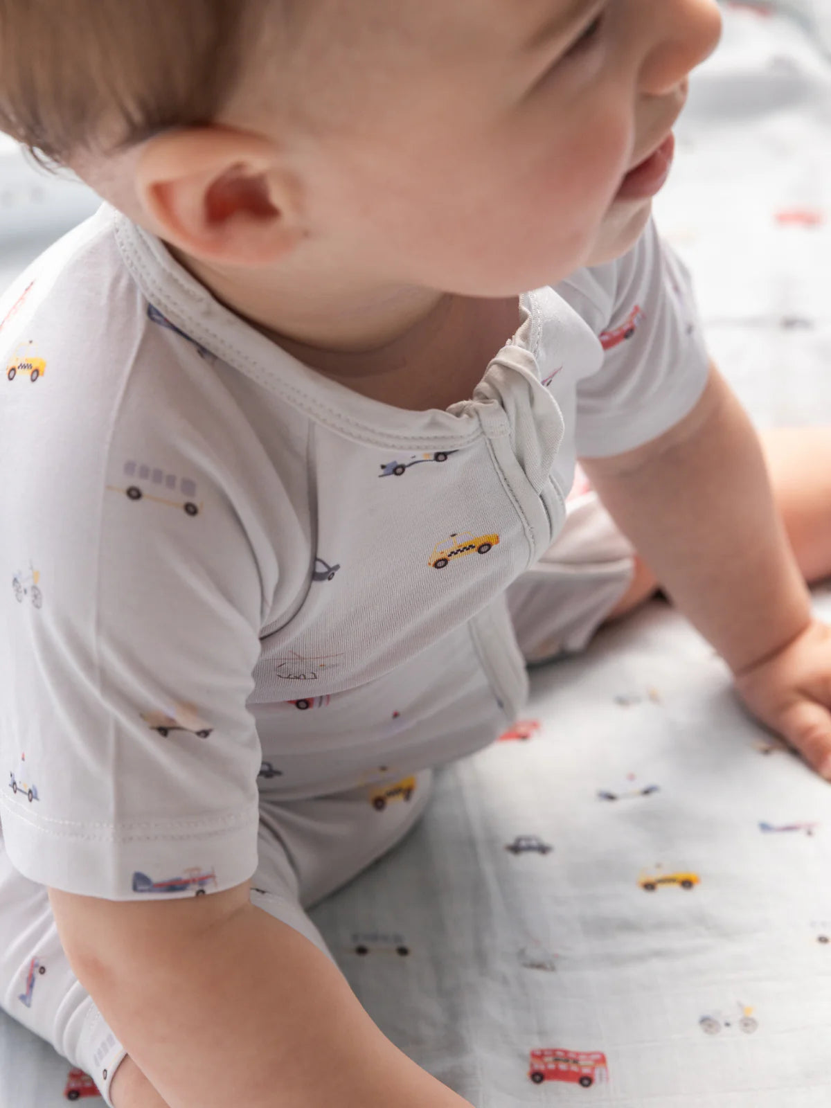 Short Little Ride Bamboo Zippy Romper - MintMouse (Unicorner Concept Store)