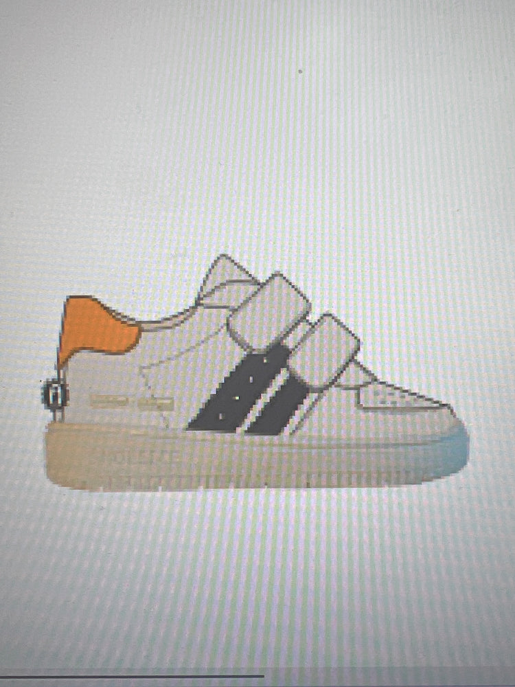 (BN26S034-A) Leather Lace up Sneakers BN Beige Black