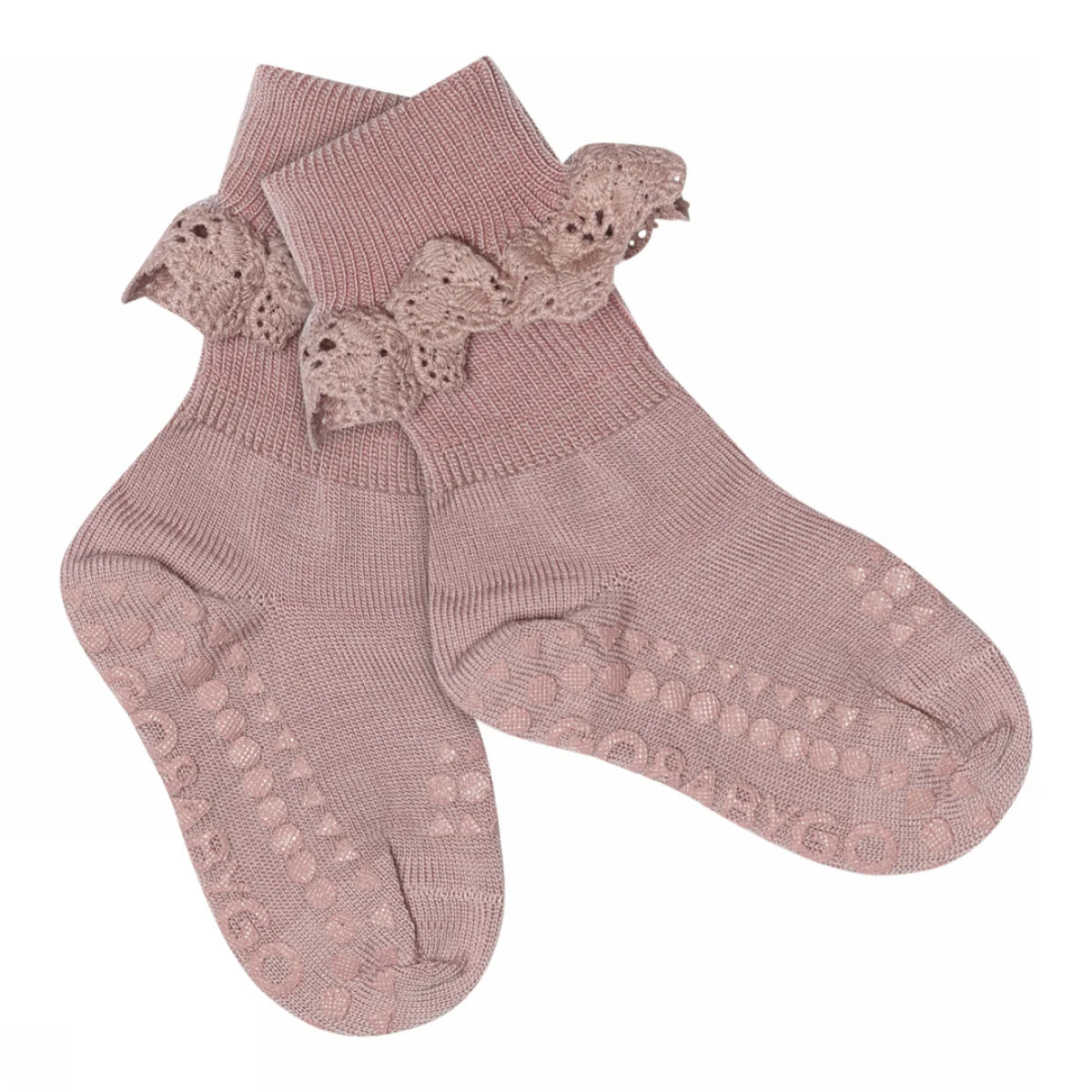 Non-slip socks-merino wool Woodrose - MintMouse (Unicorner Concept Store)