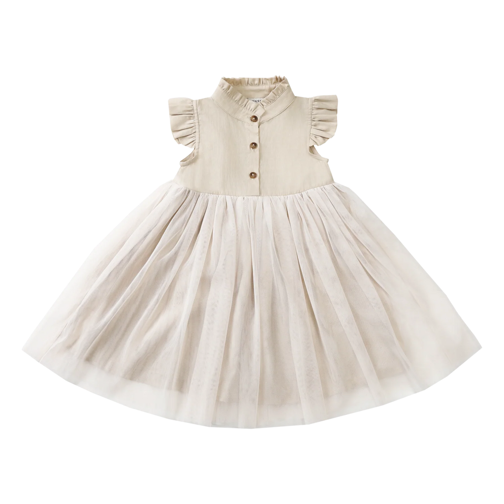 Fleurance Dress soft sand (4062900) - MintMouse (Unicorner Concept Store)