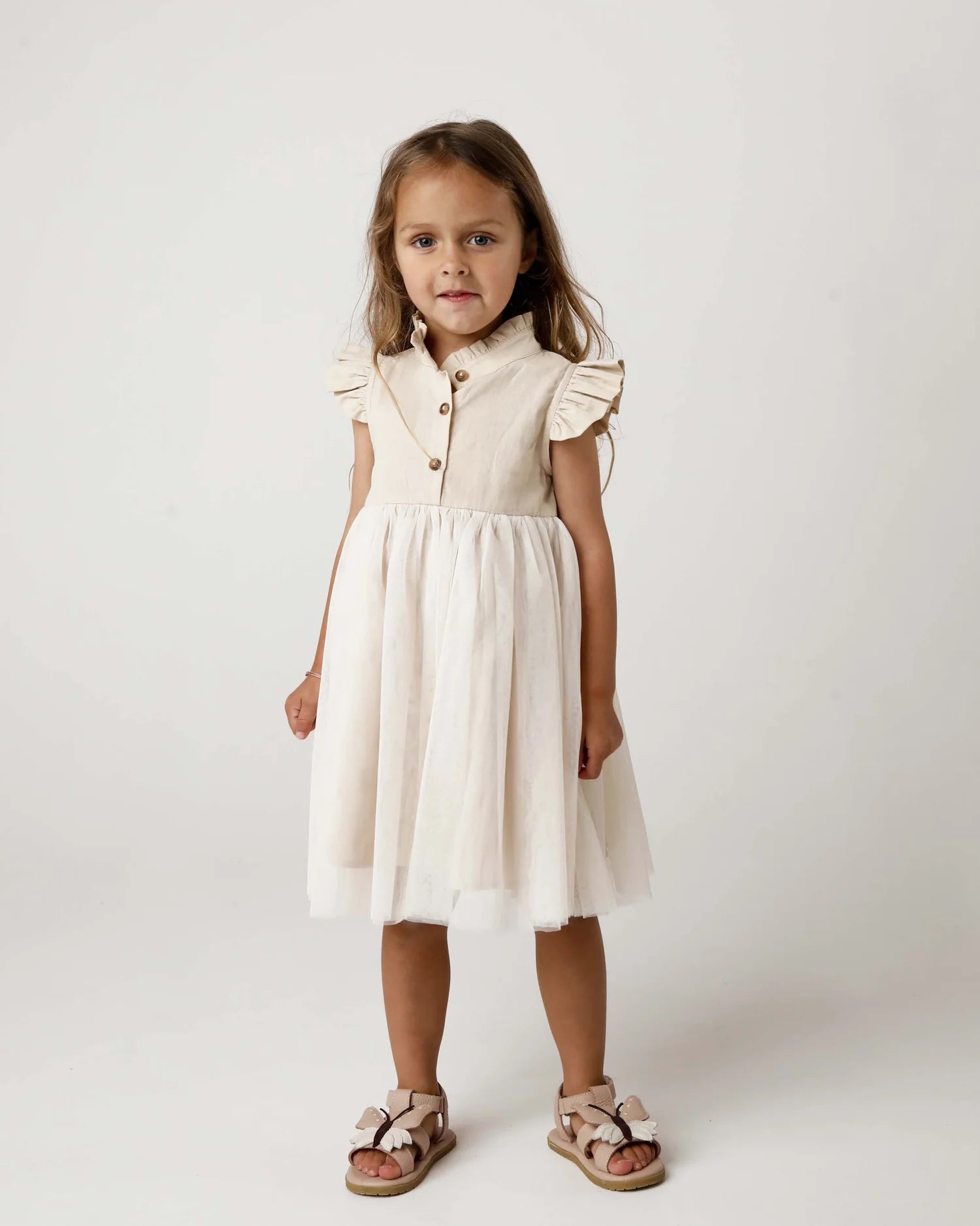 Fleurance Dress soft sand (4062900) - MintMouse (Unicorner Concept Store)