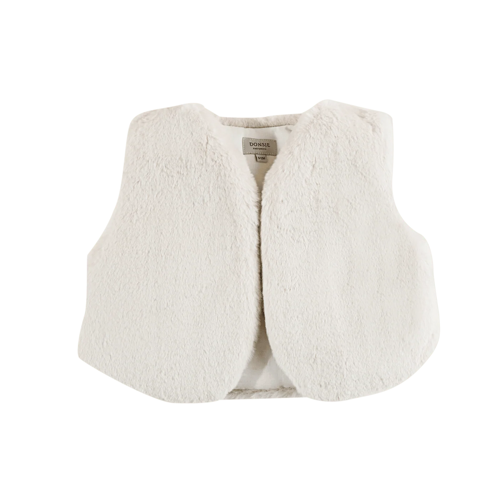 Pimmy Gilet | Off White Teddy